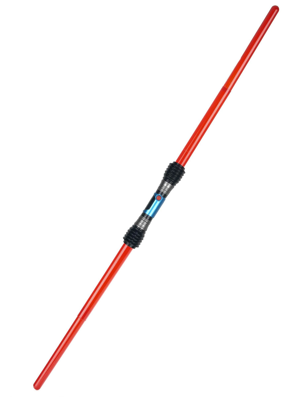 Sable de luz y sonido doble para niño rojo de plástico