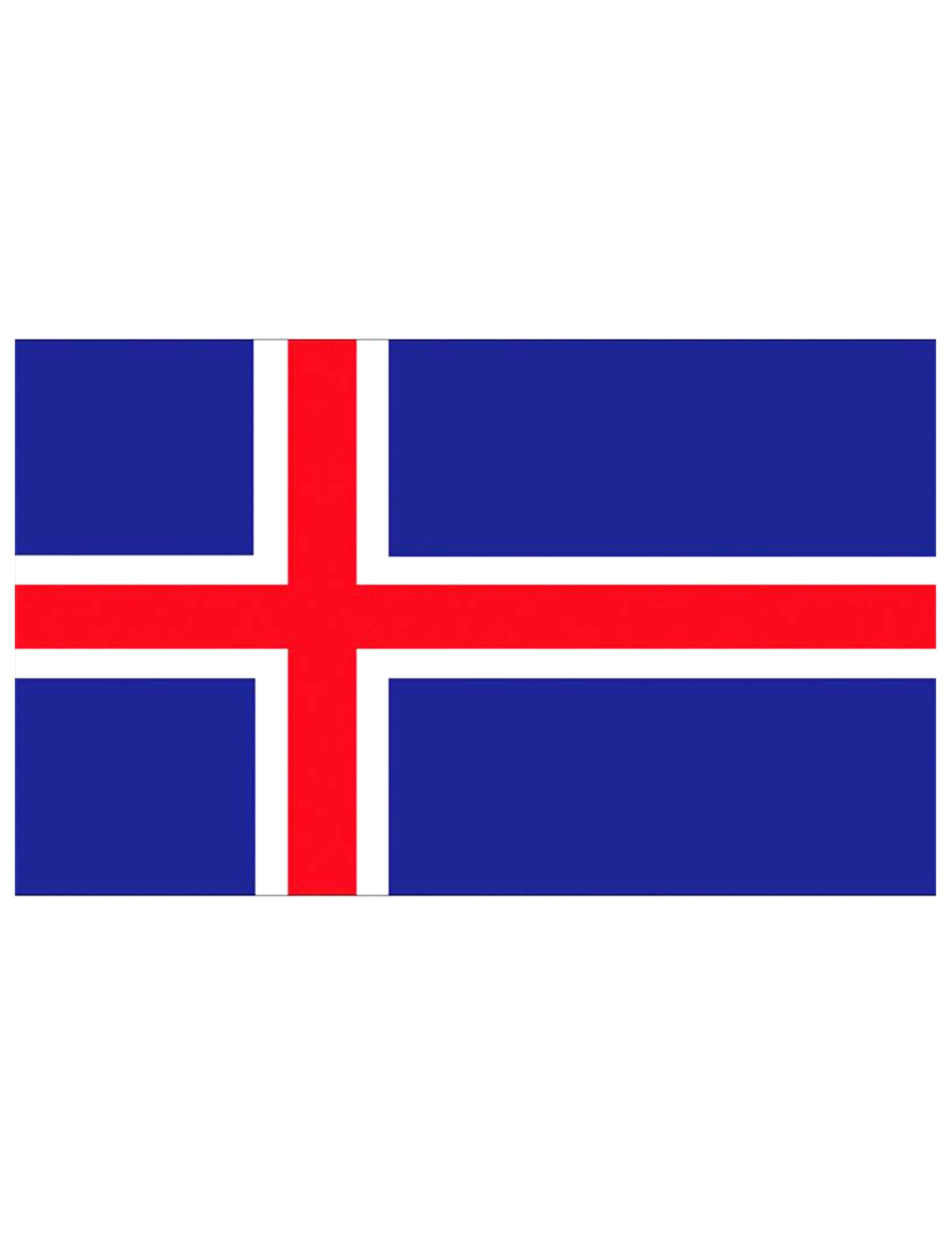 Bandera Islandia 150 x 90 cm