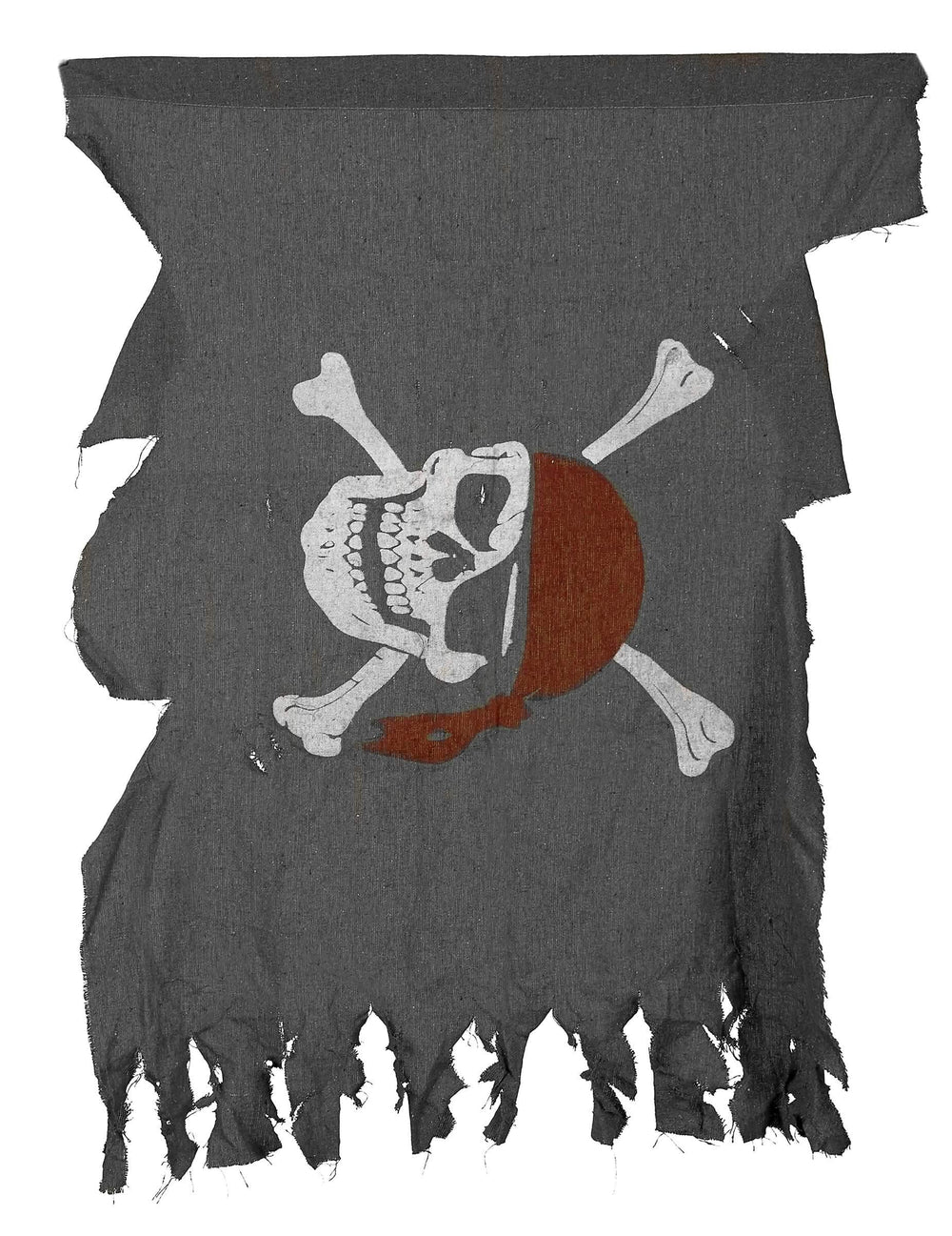 Detalle de las dimensiones de la bandera pirata para decoración