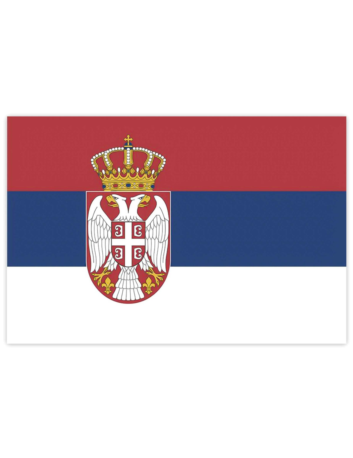 Bandera Serbia 150 x 90 cm
