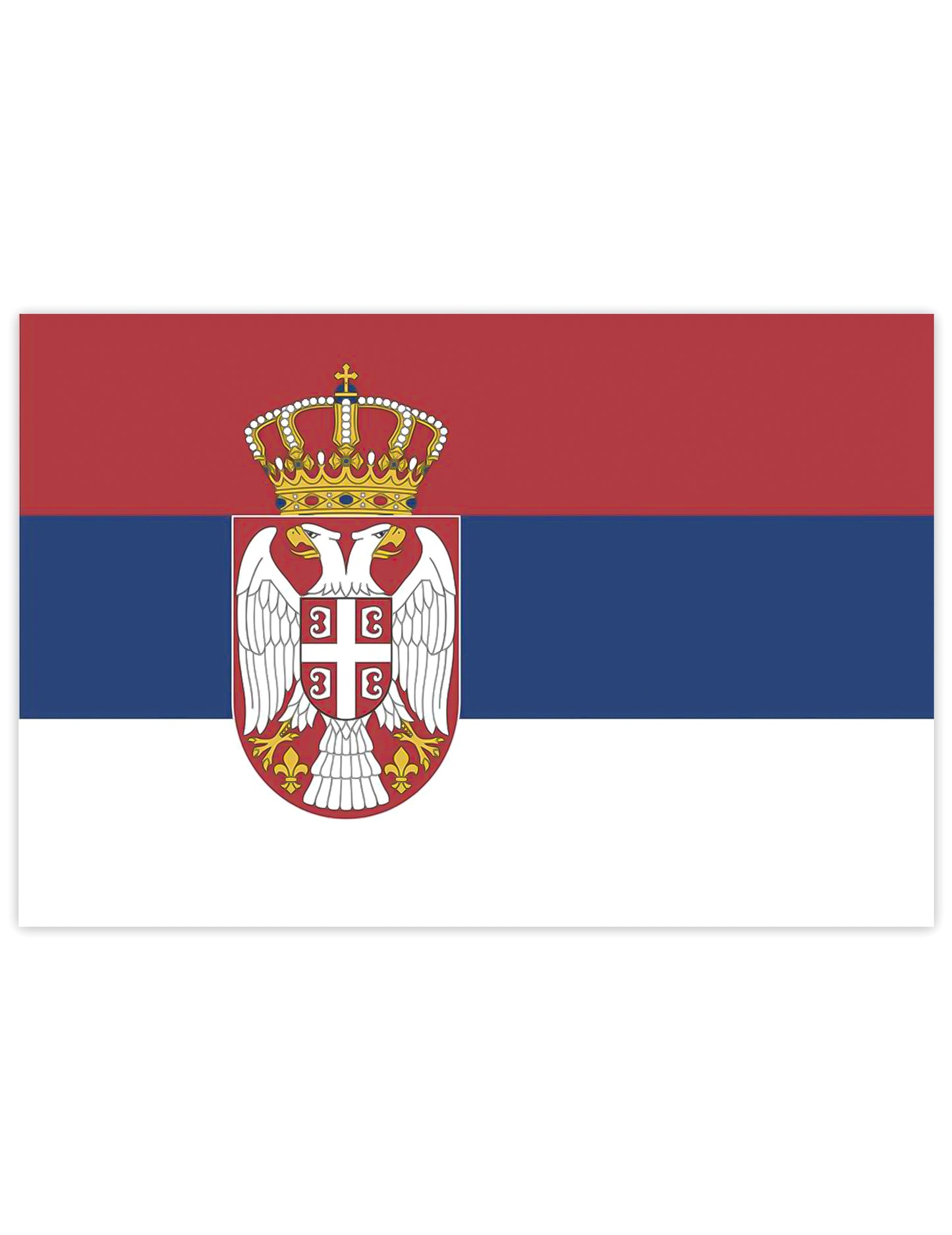 Bandera Serbia 150 x 90 cm