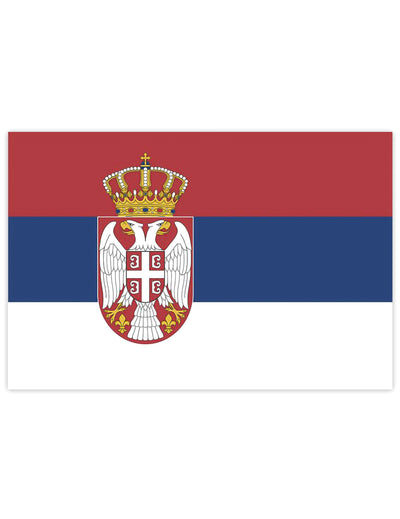 Bandera de Serbia 150 x 90 cm