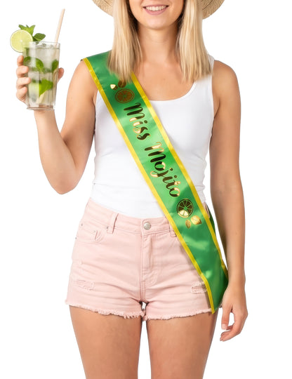 Bufanda verde Miss Mojito para mujer