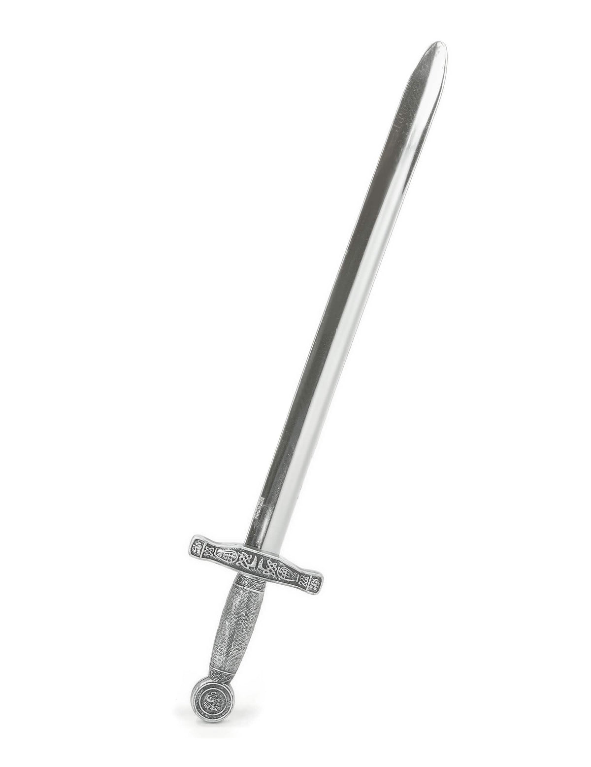 espada de caballero plateada de plástico