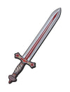 Espada de caballero león rojo de espuma 45 cm