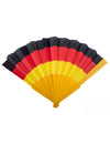 Eventail supporter Allemagne noir rouge et jaune