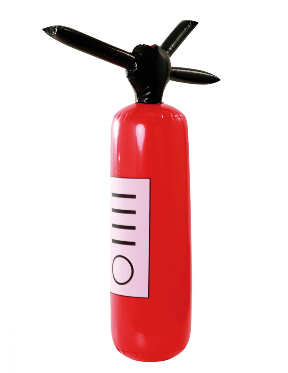 Extintor carry me de bombero para adulto y niño rojo y negro