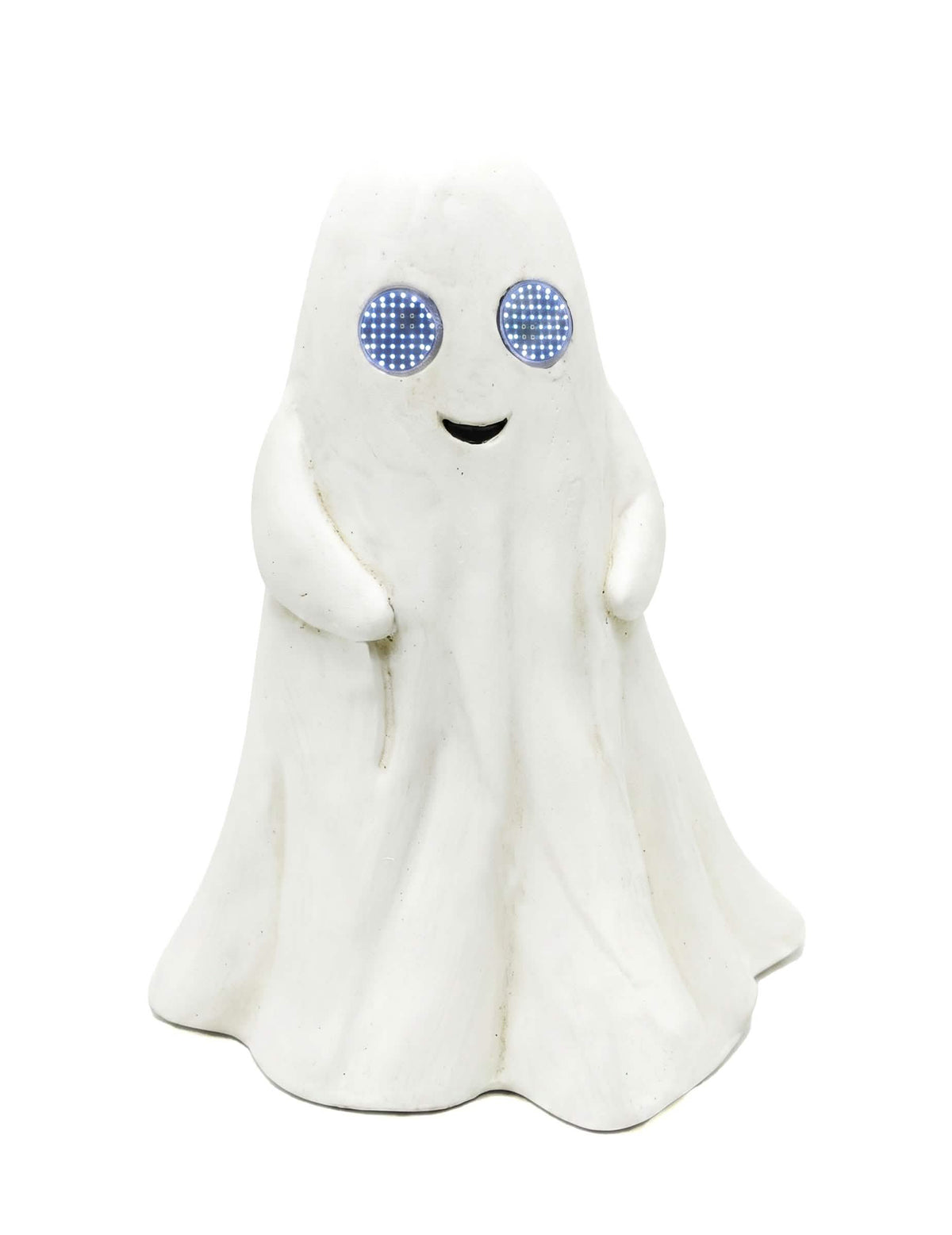 Fantasma decorativo Summerween de magnesia con ojos LED animados 34,5 x 24 x 42 cm
