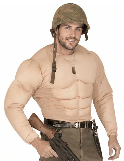 Cuerpo musculoso falso adulto
