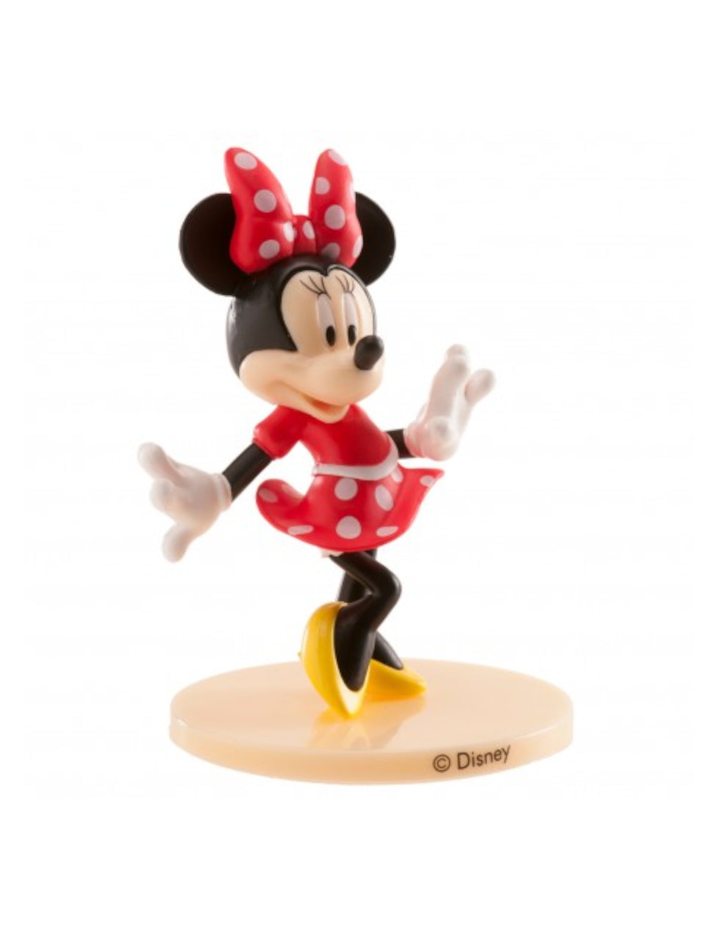 Figurine Minnie pour enfant rouge à pois blancs