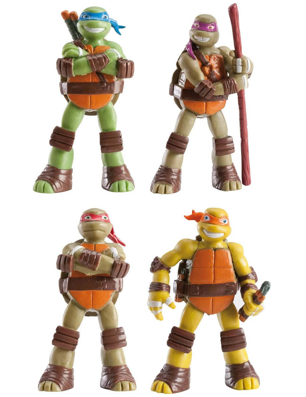 Figurita Tortugas Ninjas para niño modelo aleatorio multicolor