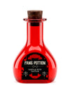 Frasco de vidrio rojo poción de vampiro 10,8 cm