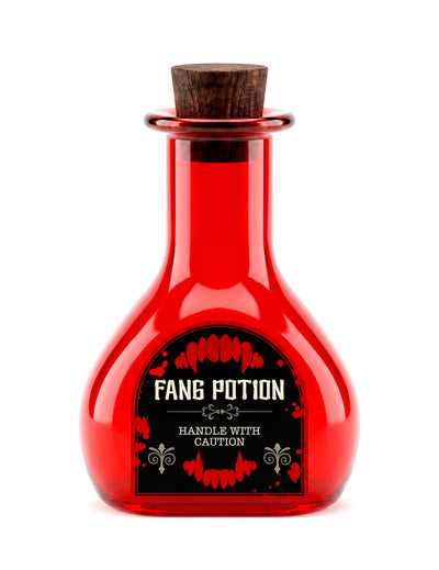 Frasco de vidrio rojo poción de vampiro 10,8 cm