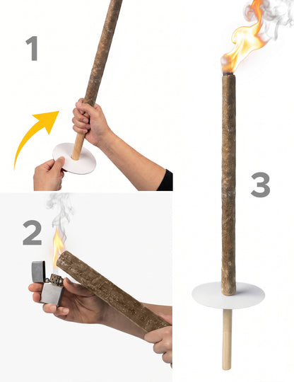 Antorcha de cera 90 minutos