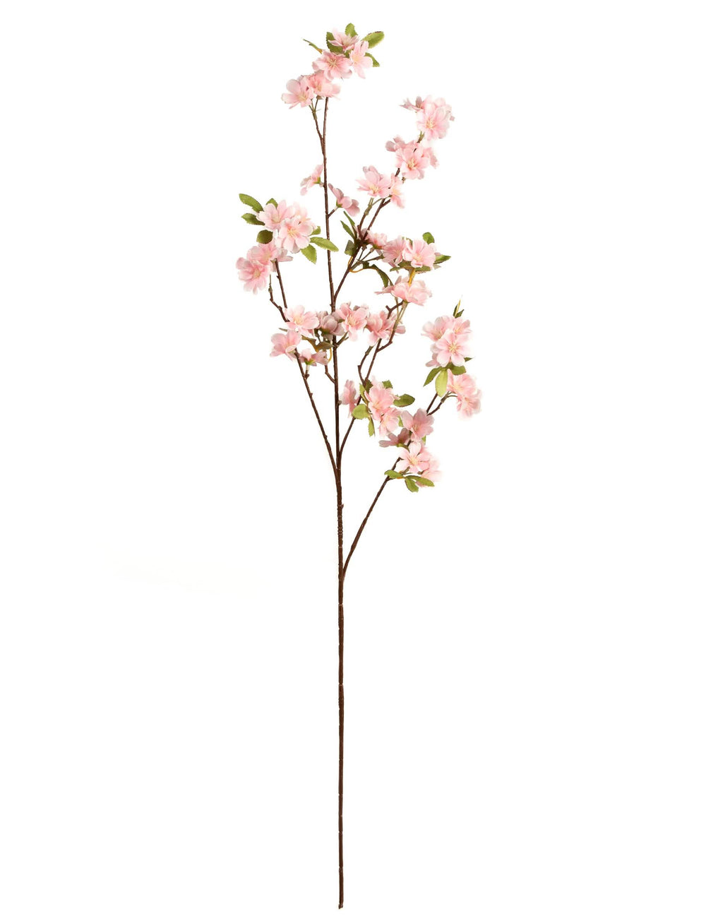Fleurs de cerisier artificielles style sakura roses sur tige