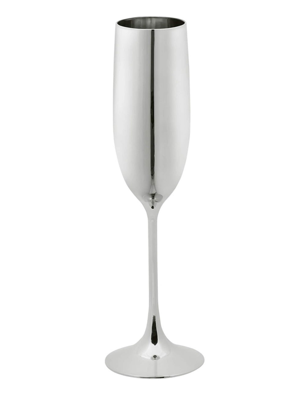 Flûte à champagne pour fête argentée