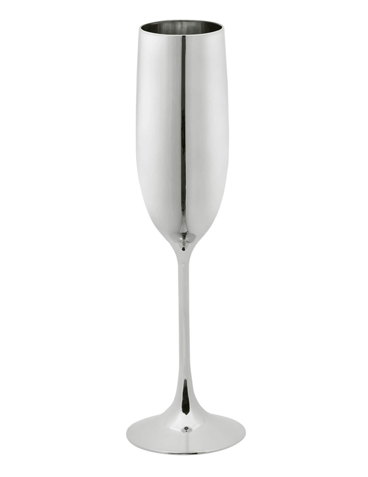 Flûte à champagne pour fête argentée