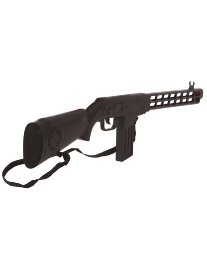 Vue de trois-quarts arrière du fusil d'attaque SWAT