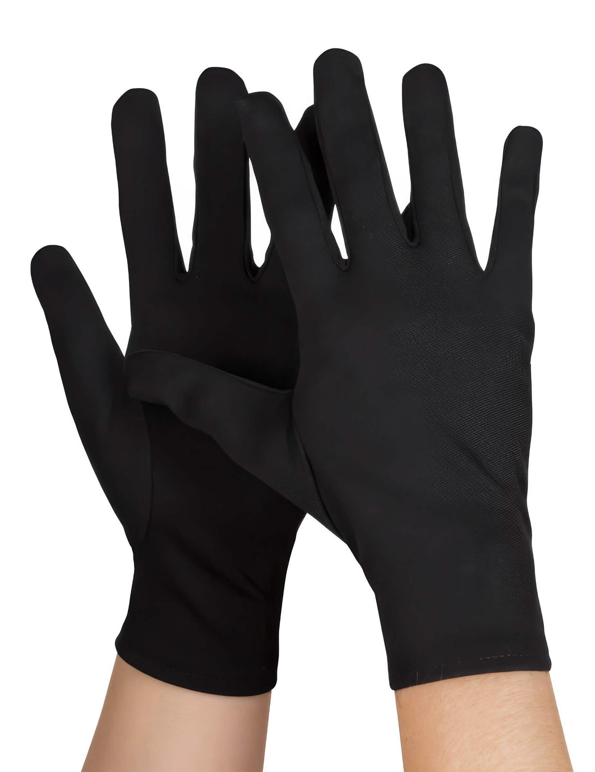 Gants courts pour enfant noirs
