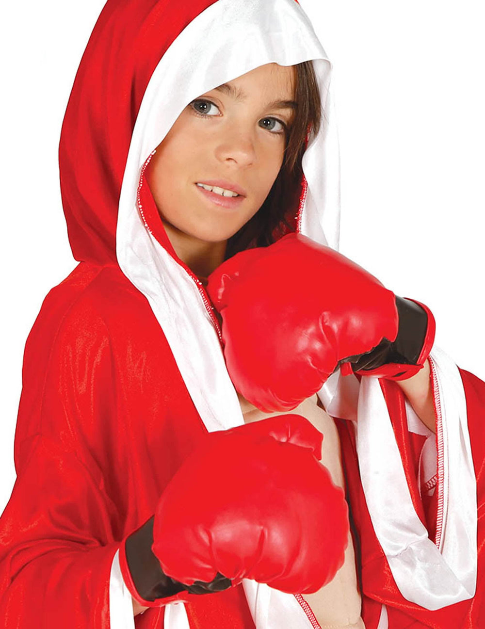 guantes de boxeo para niño rojo