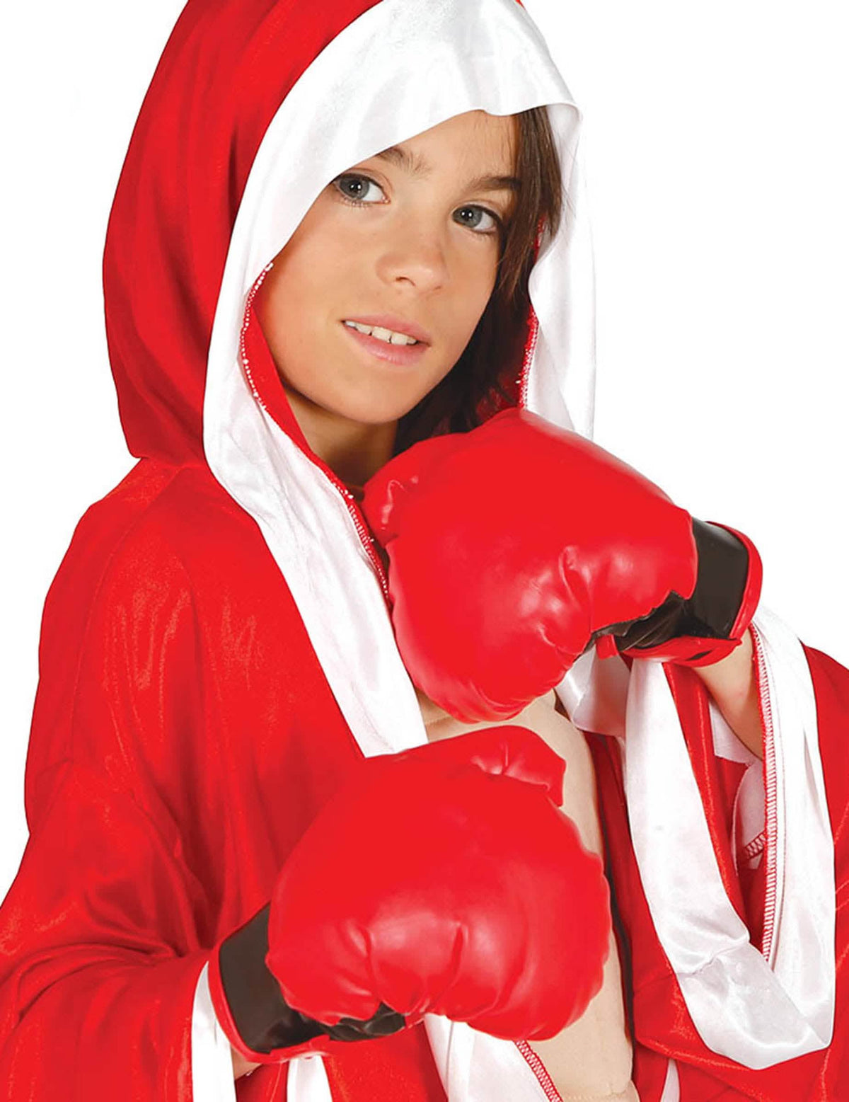 guantes de boxeo para niño rojo