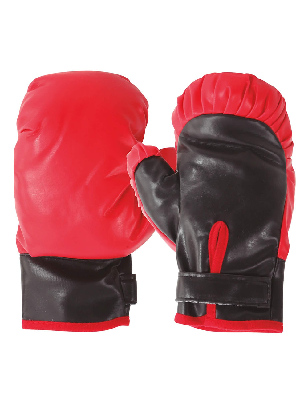 Vista frontal y del interior de los guantes de boxeo para niño