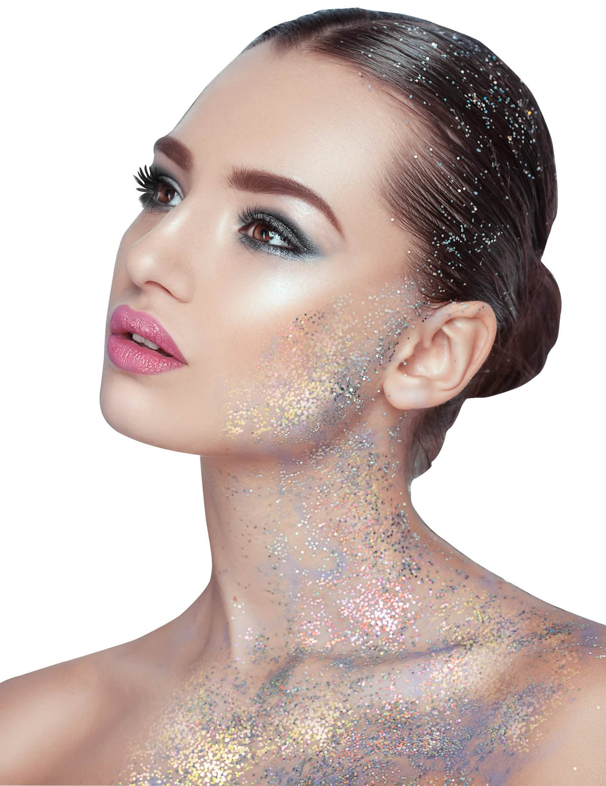 Gel de purpurina multicolor para mujer multicolor