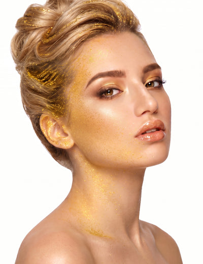 Gel brillante dorado