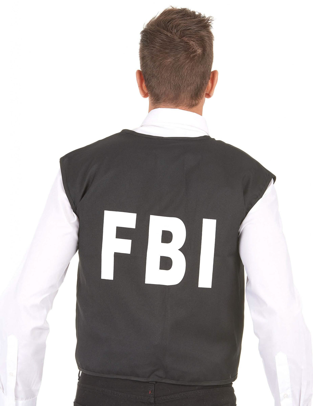 Vue de dos du gilet FBI