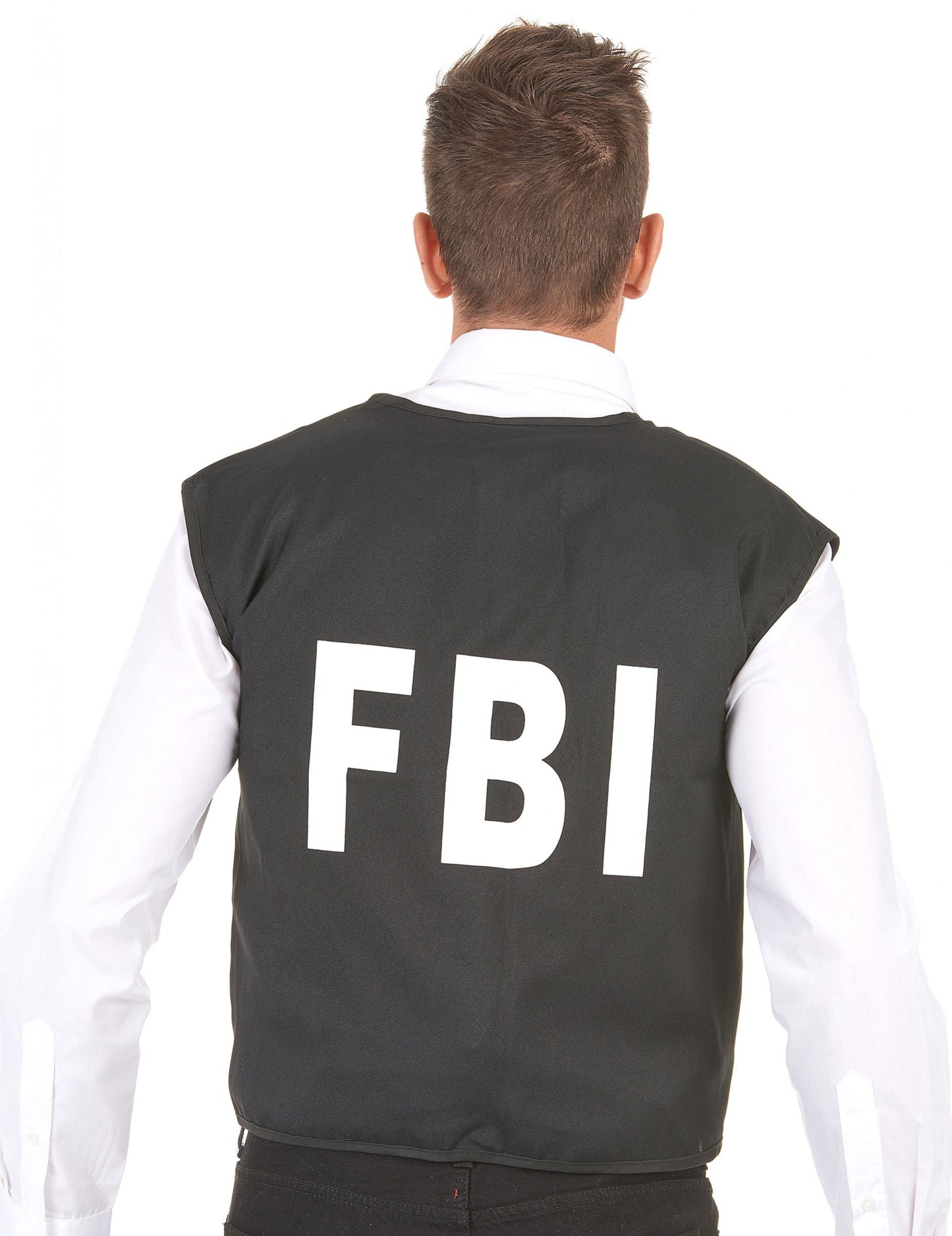 Vue de dos du gilet FBI