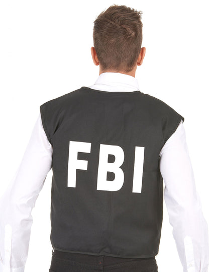 Vue de dos du gilet FBI