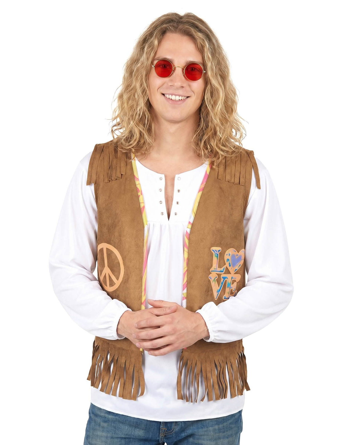 Chaleco hippie para hombre