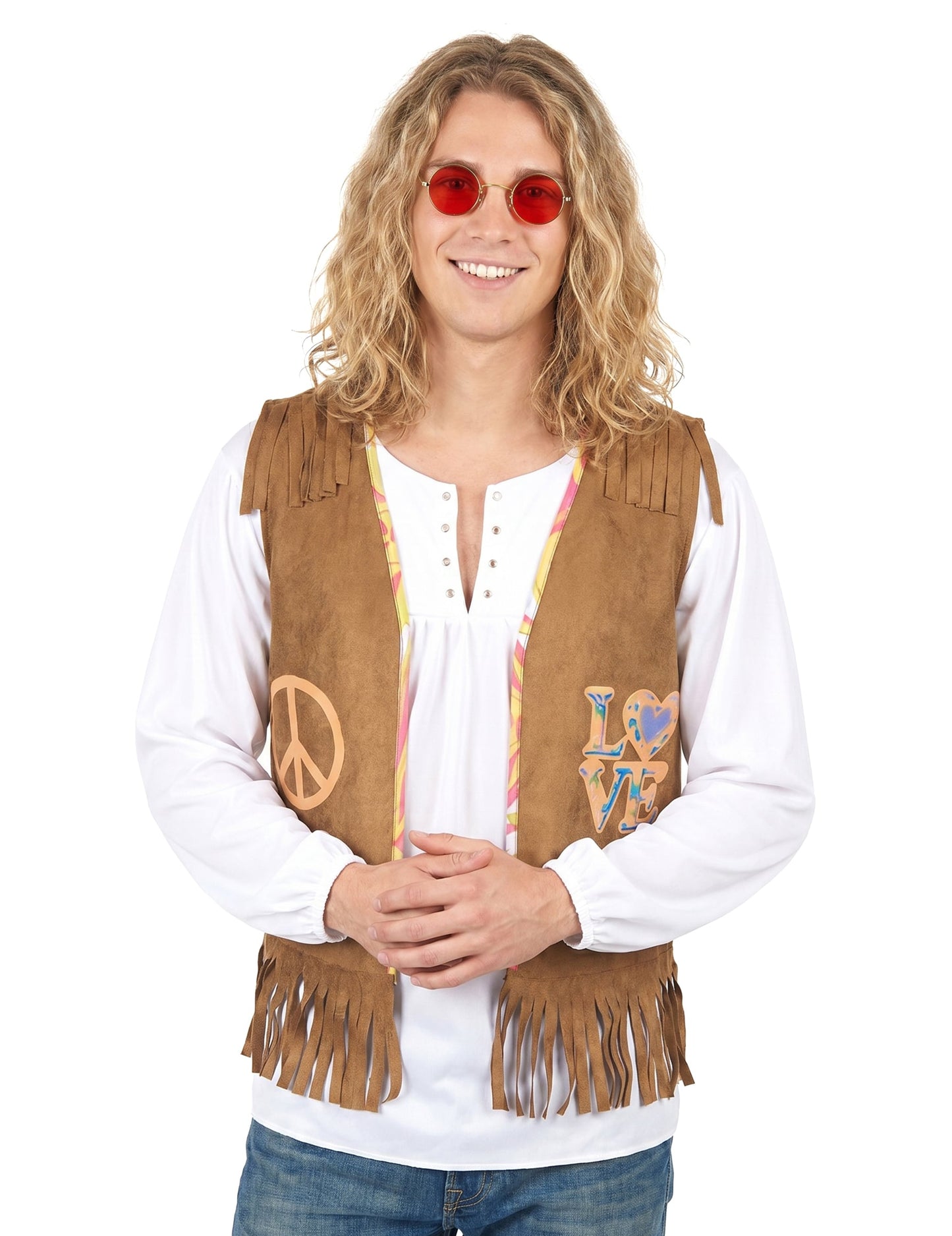 Chaleco hippie para hombre