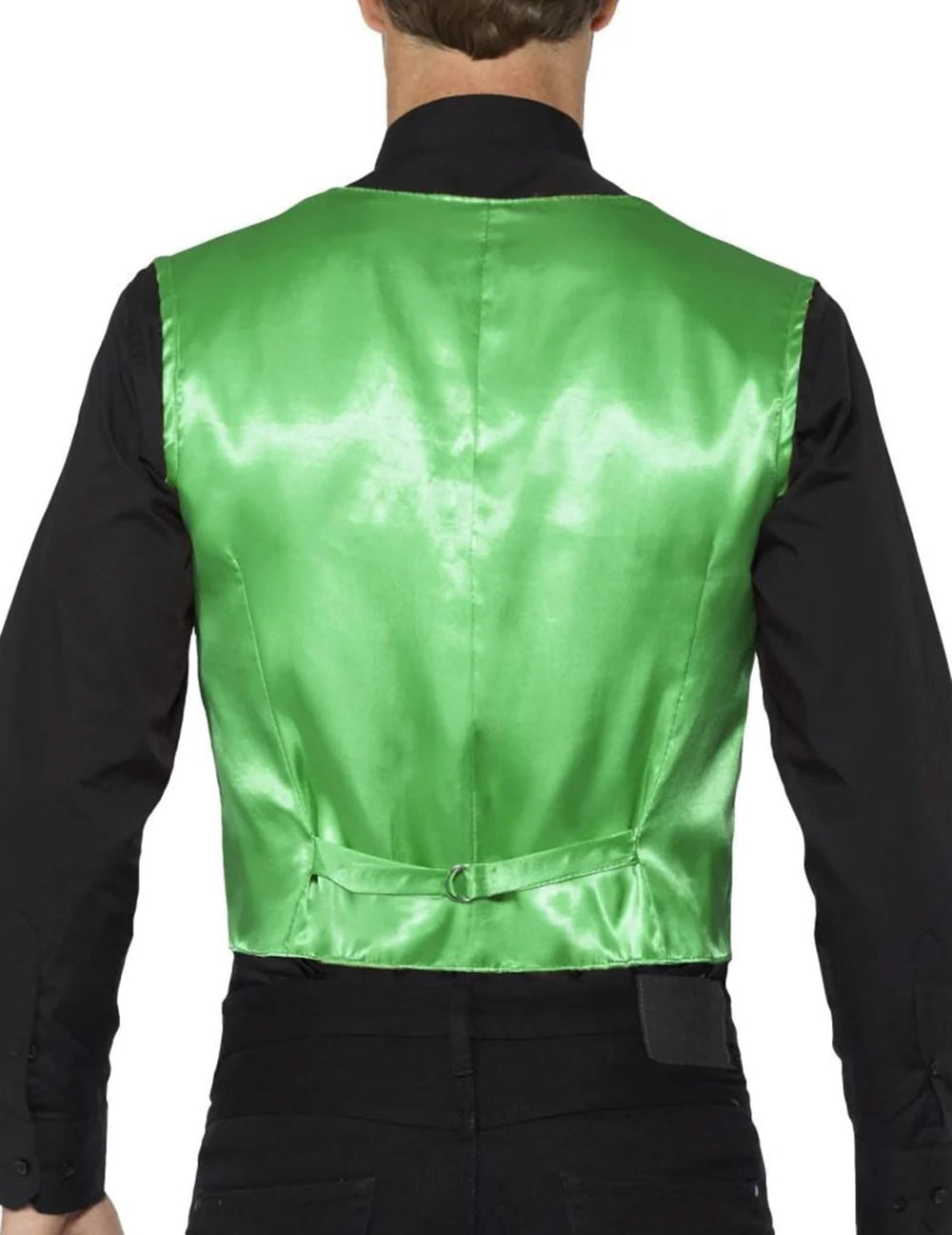 Vue de dos du gilet à sequins pour adulte