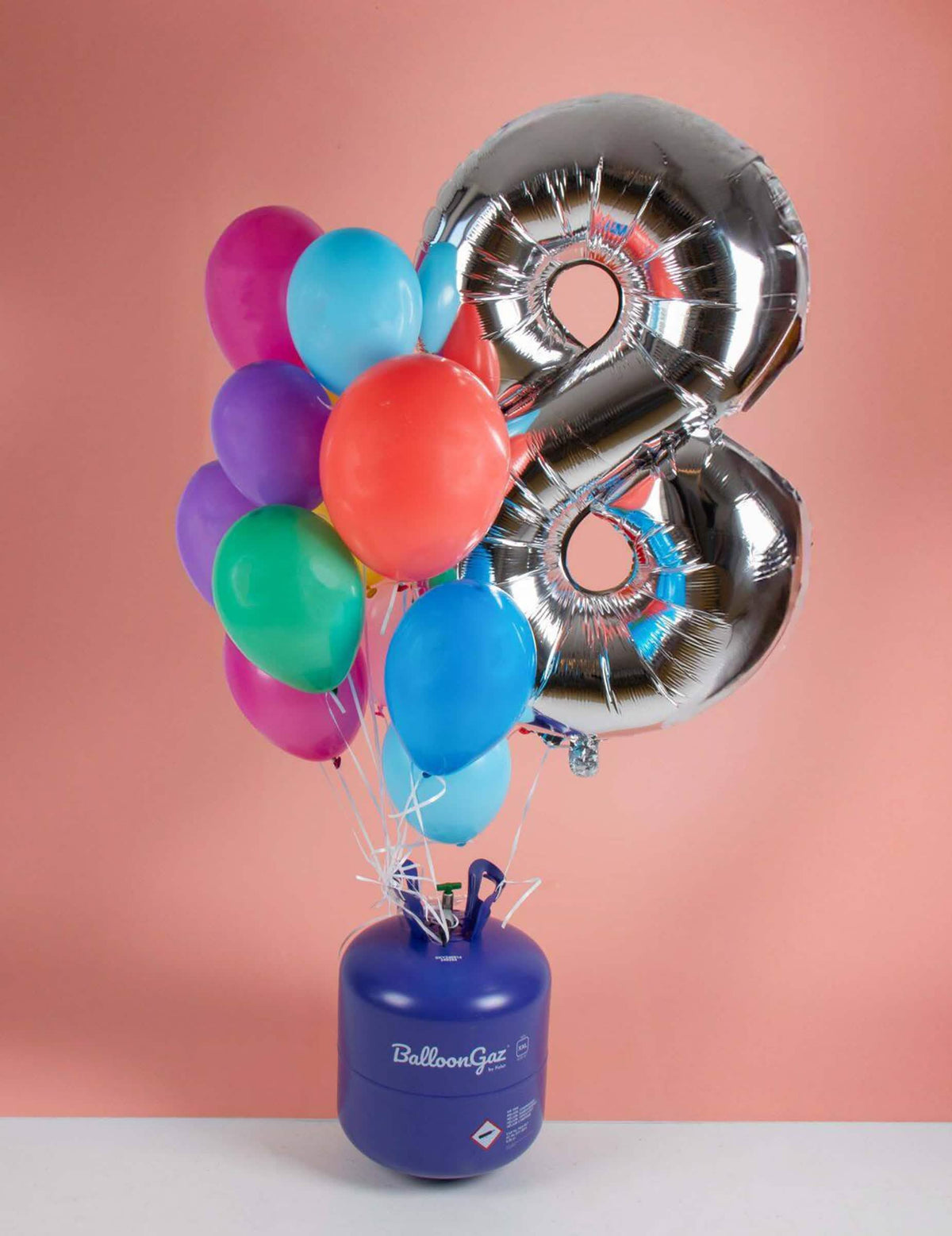 Gran bombona de helio para hasta 85 globos