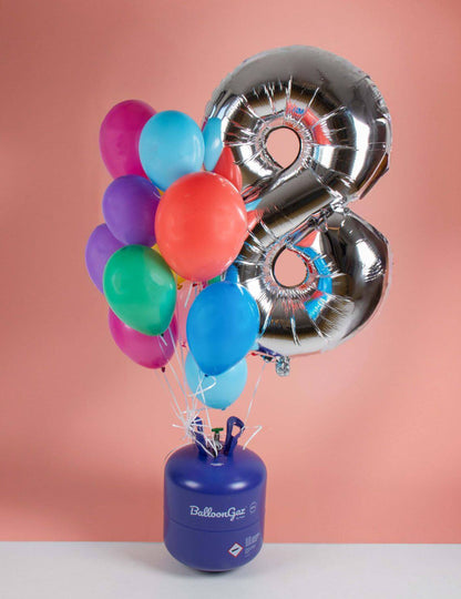 Gran bombona de helio para hasta 85 globos