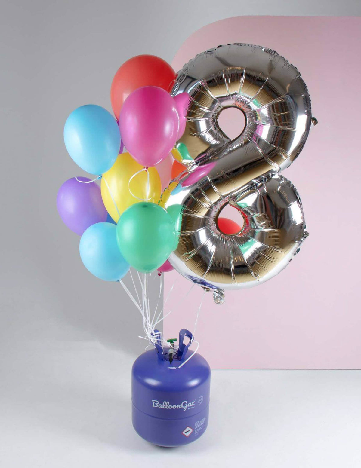 Gran bombona de helio para hasta 85 globos