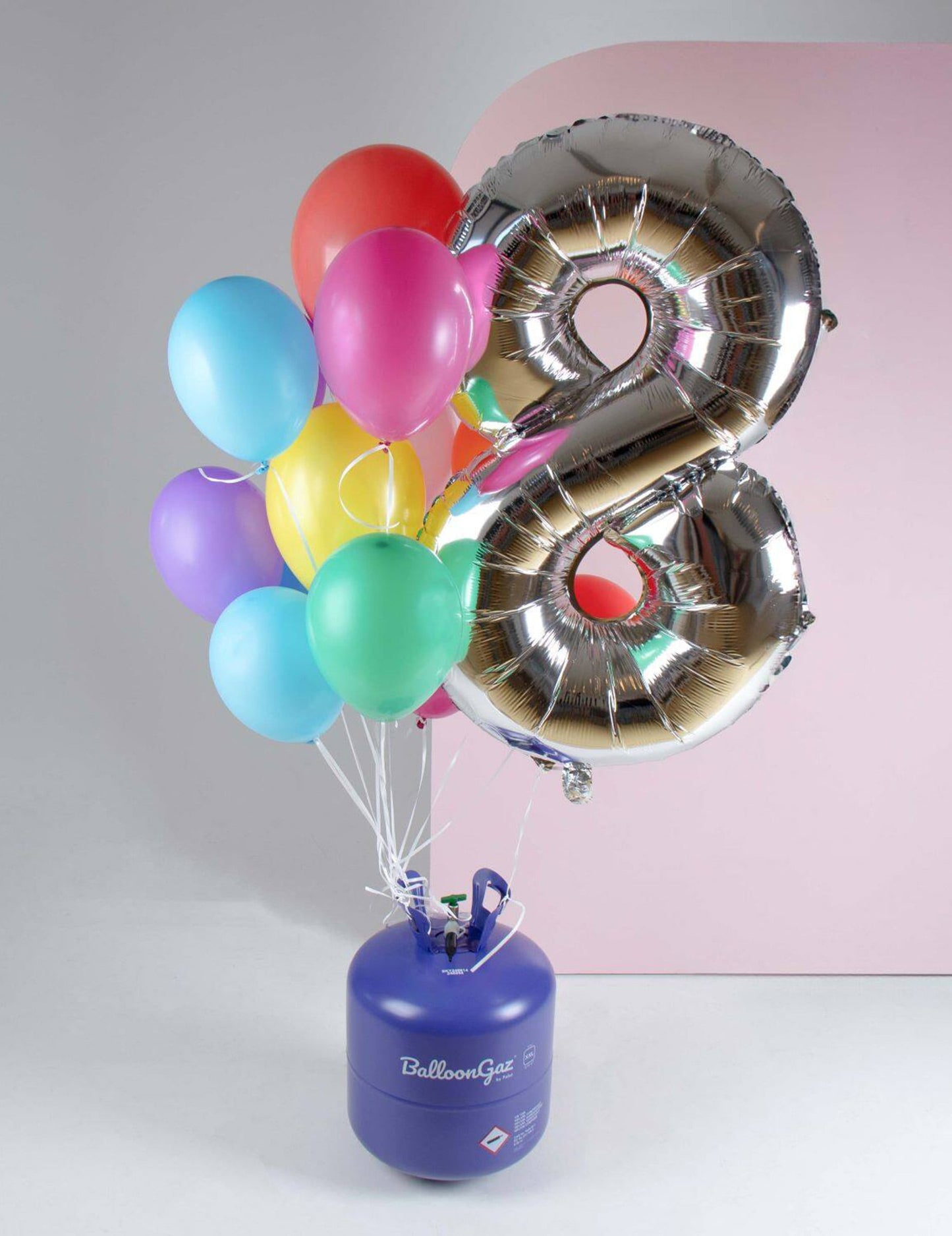 Gran bombona de helio para hasta 85 globos