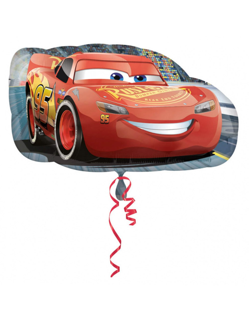 Globo de aluminio Cars 3 para niño rojo