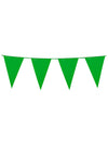 Guirlande à fanions verts pour fête couleur verte