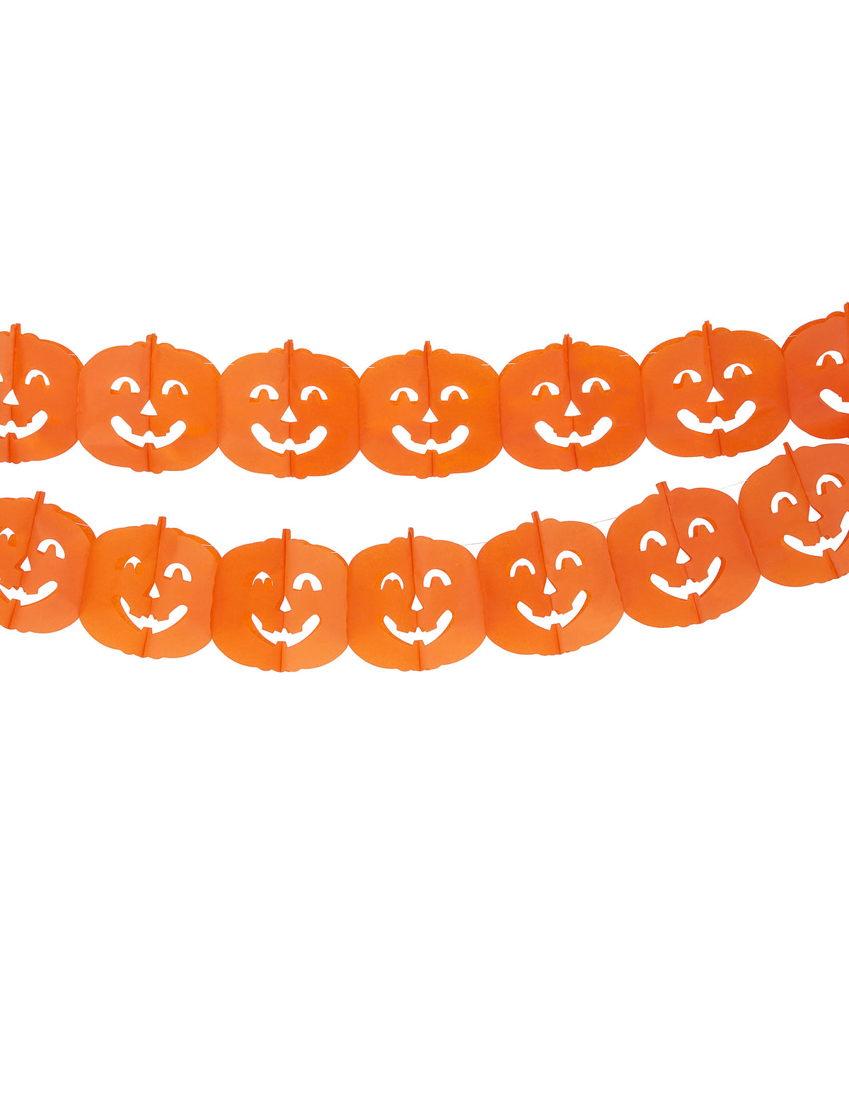 Guirlande citrouilles Halloween orange