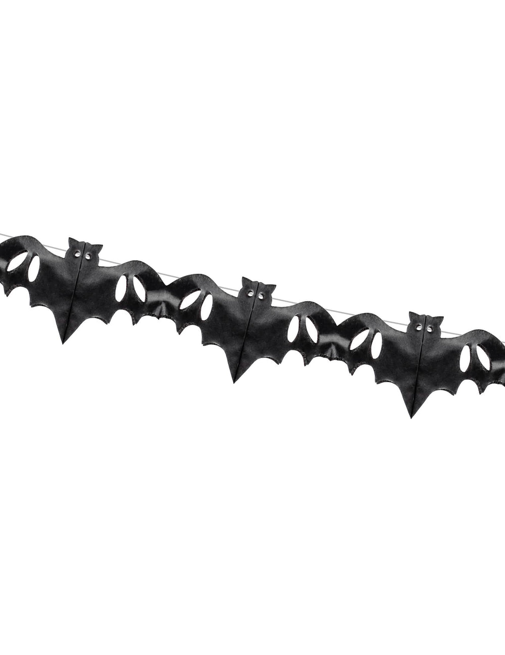 Aperçu de l'enchaînement des motifs de la guirlande en papier chauve-souris