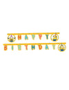 Guirlande en papier Happy Birthday Minions pour enfant jaune