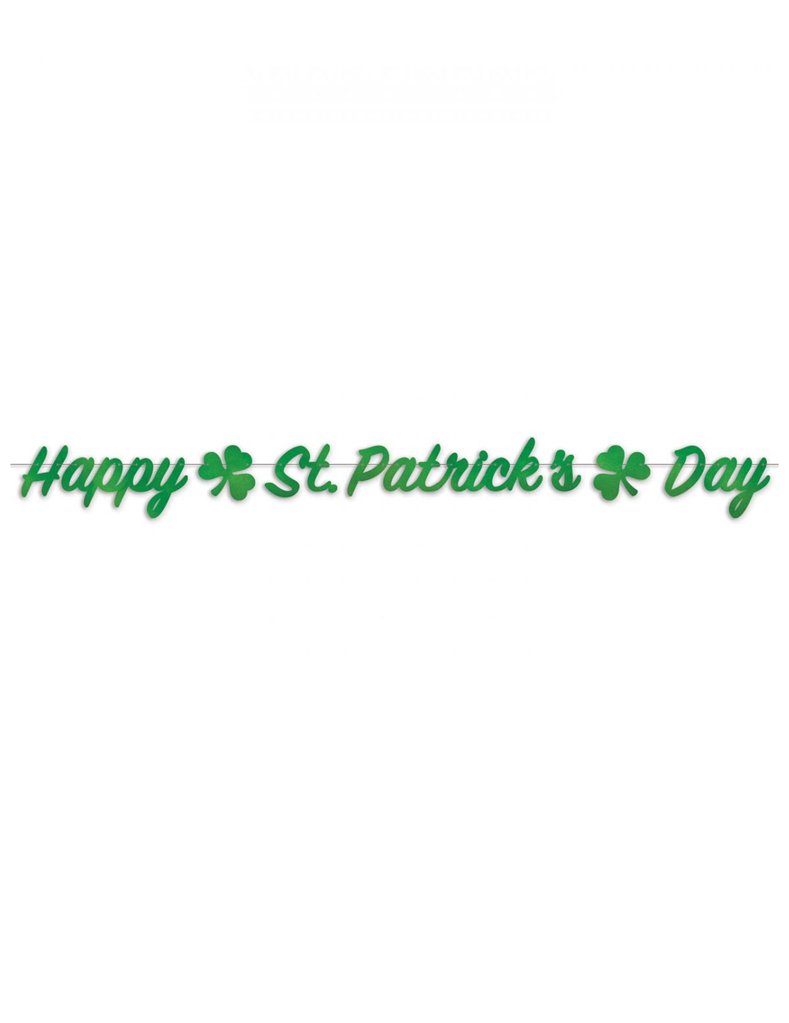 Vue de face de la Guirlande Happy St Patrick's Day