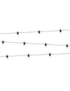 Guirnalda luminosa tipo verbena LED negra 5 m