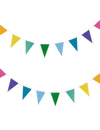 Guirlande petits fanions pour fête multicolore
