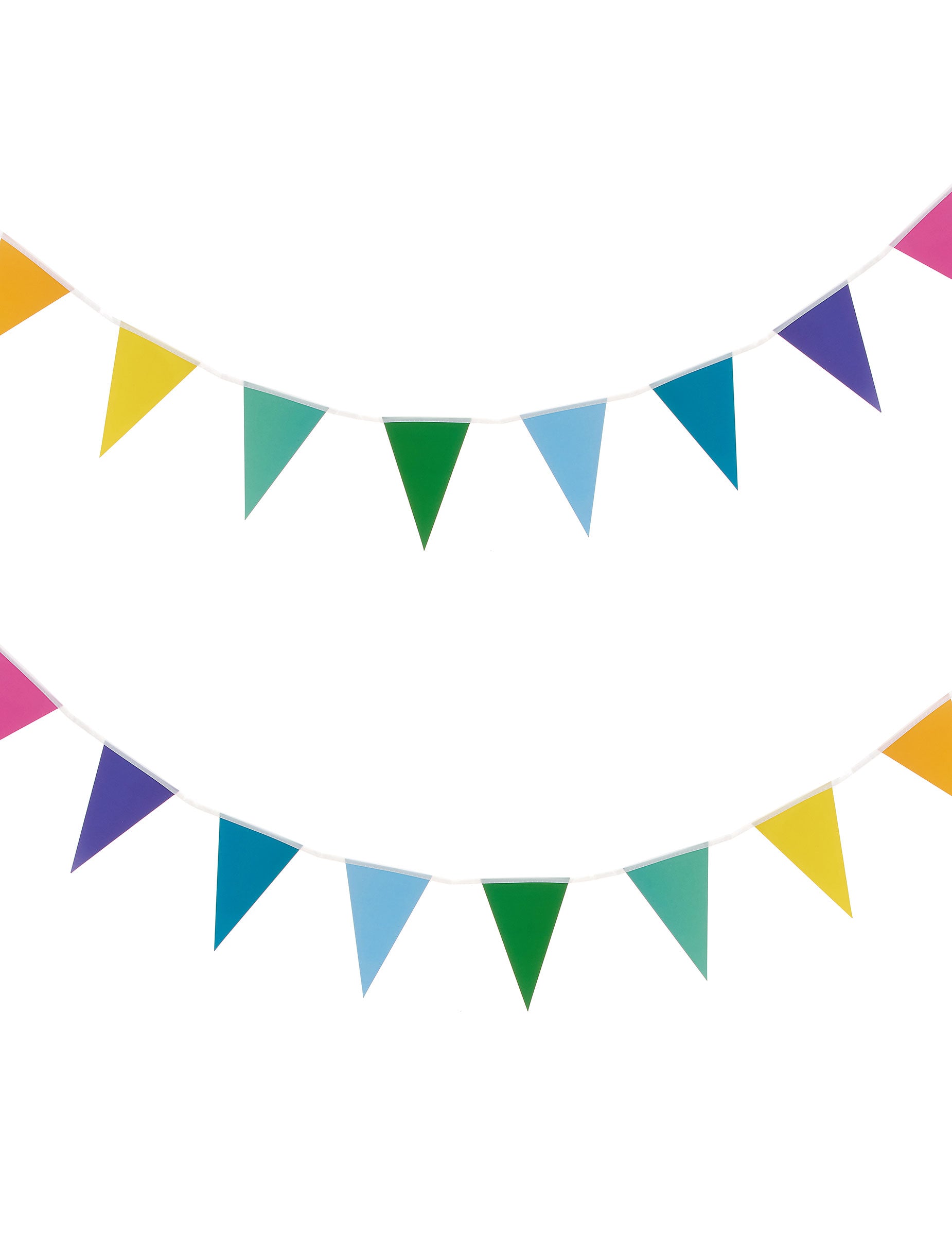 Guirlande petits fanions pour fête multicolore