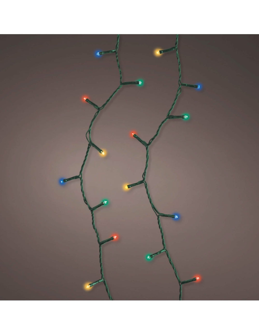 Guirlande lumineuse 400 led 20 m 8 fonctions pour décoration multicolore