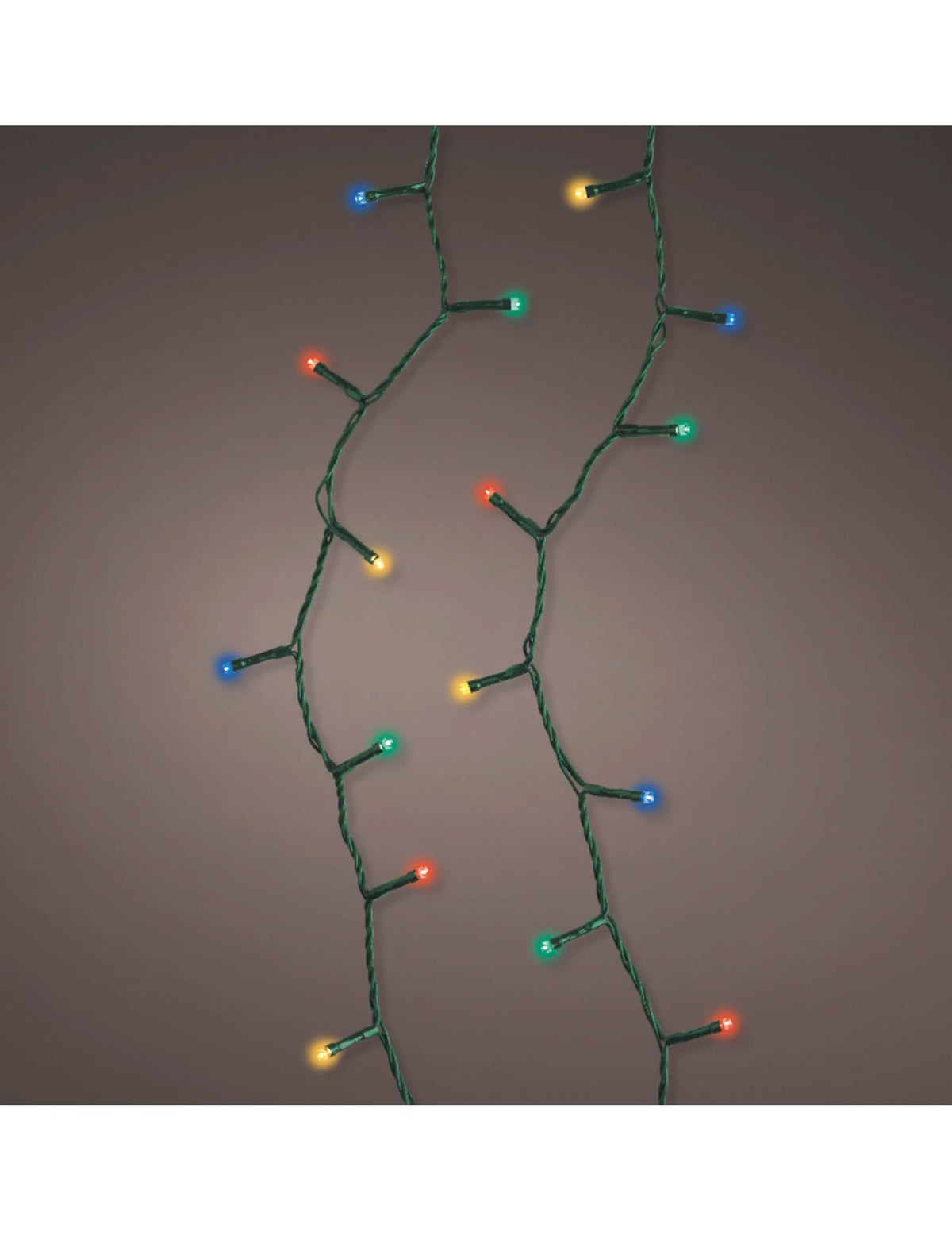 Guirlande lumineuse 400 led 20 m 8 fonctions pour décoration multicolore