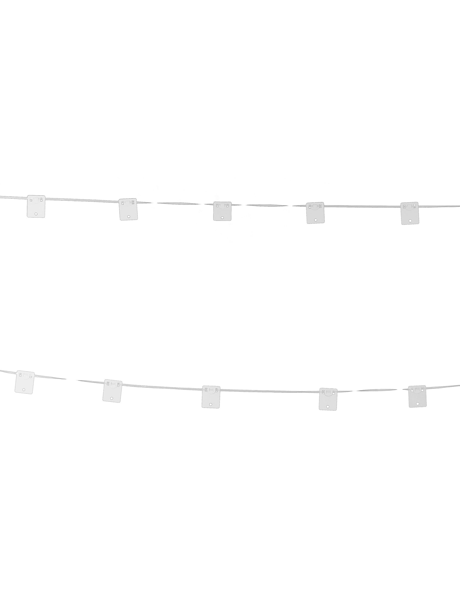 Guirlande support pour 24 ballons kit arche pour décoration blanc